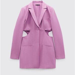 Zara Cut Out Blazer Dress
